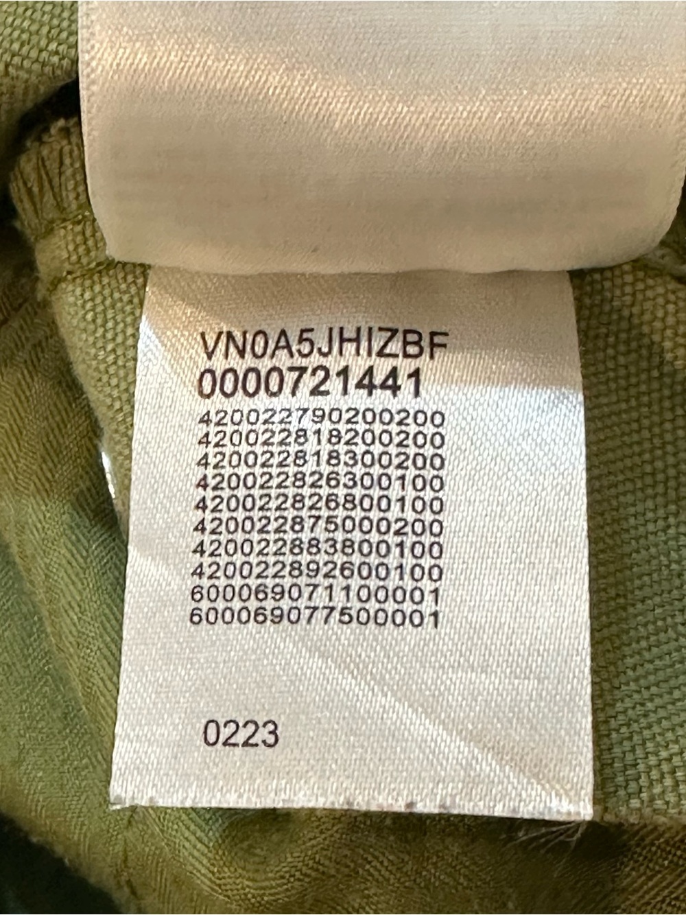 Vans Olive Green Utility Overalls Medium - Picture 12 of 16